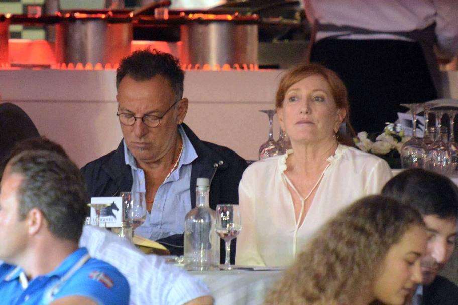 Tra il pubblico Bruce Springsteen con la moglie per seguire la figlia Jessica